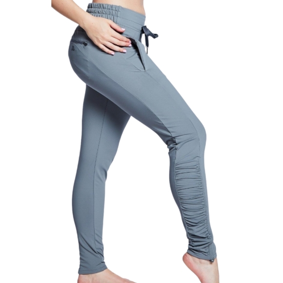 Jo + Jax Fiora Pants Light Gray Large - Picture 2 of 7